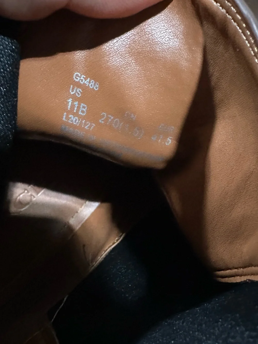 Coach polished leather